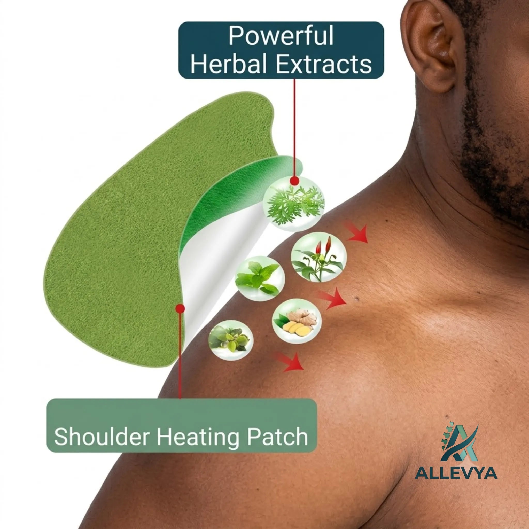 Long-Lasting Thermal Pain Relief Patches – Hot & Cold Heat Plasters for Lower Back, Neck, Shoulder & Joint Pain (One Size) – Ideal for Athletes & Office Workers - 60 UNITS