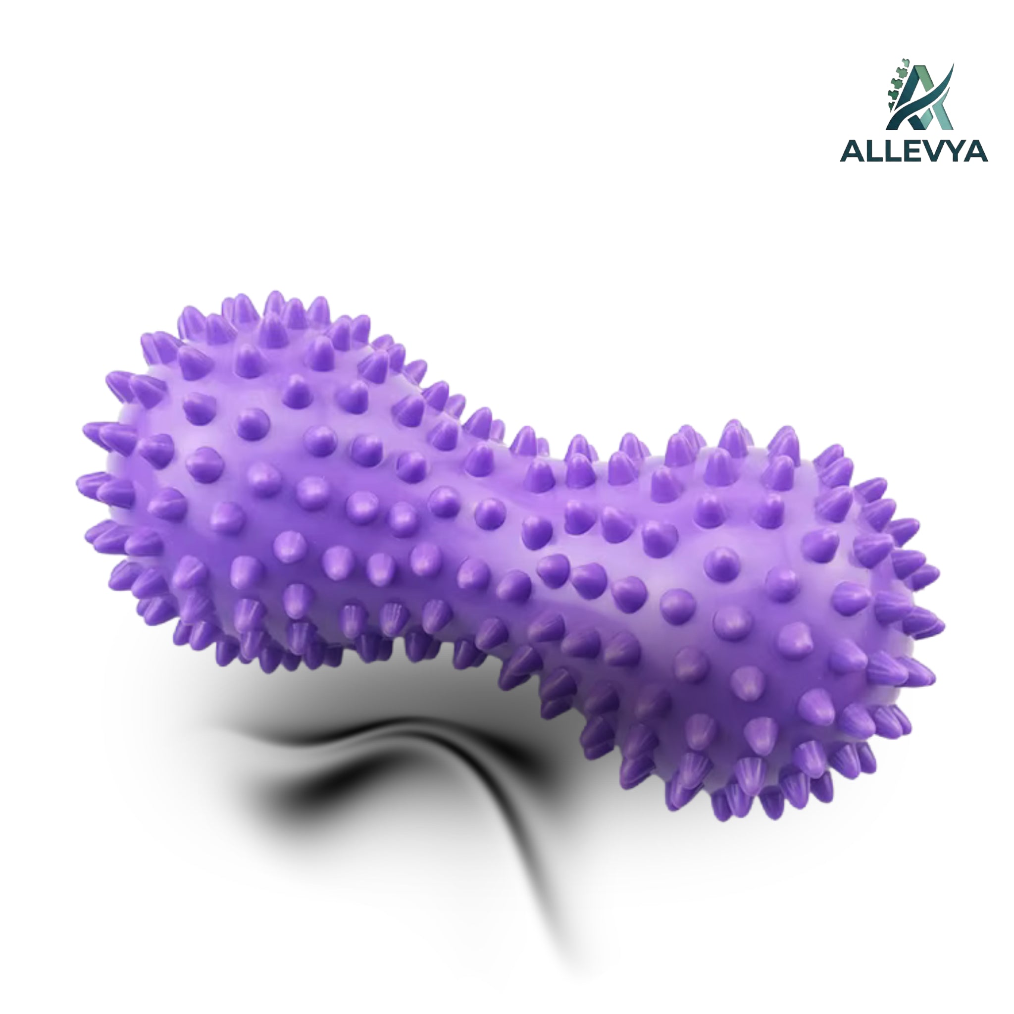 Professional Physio Massage Roller with Spiky Trigger Point Texturing – One Size (Black, Blue or Purple)