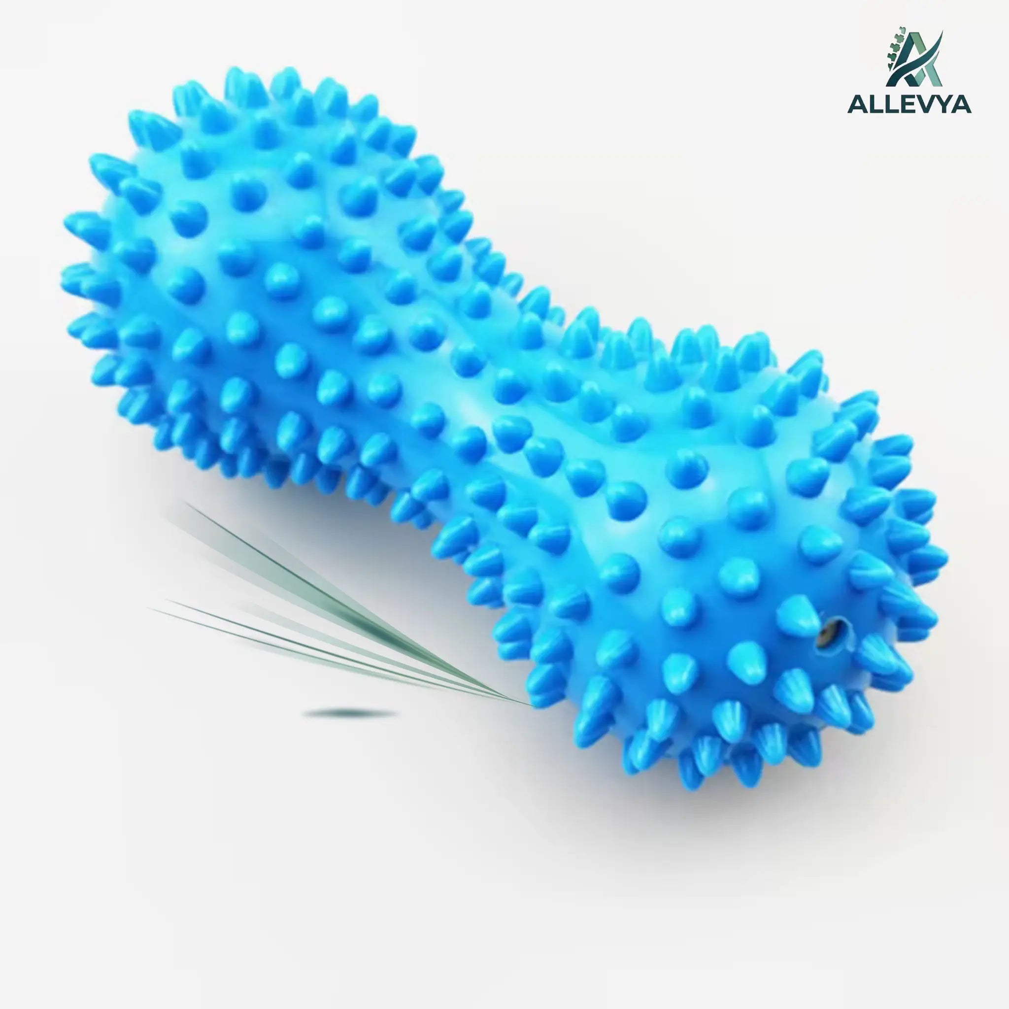 Professional Physio Massage Roller with Spiky Trigger Point Texturing – One Size (Black, Blue or Purple)