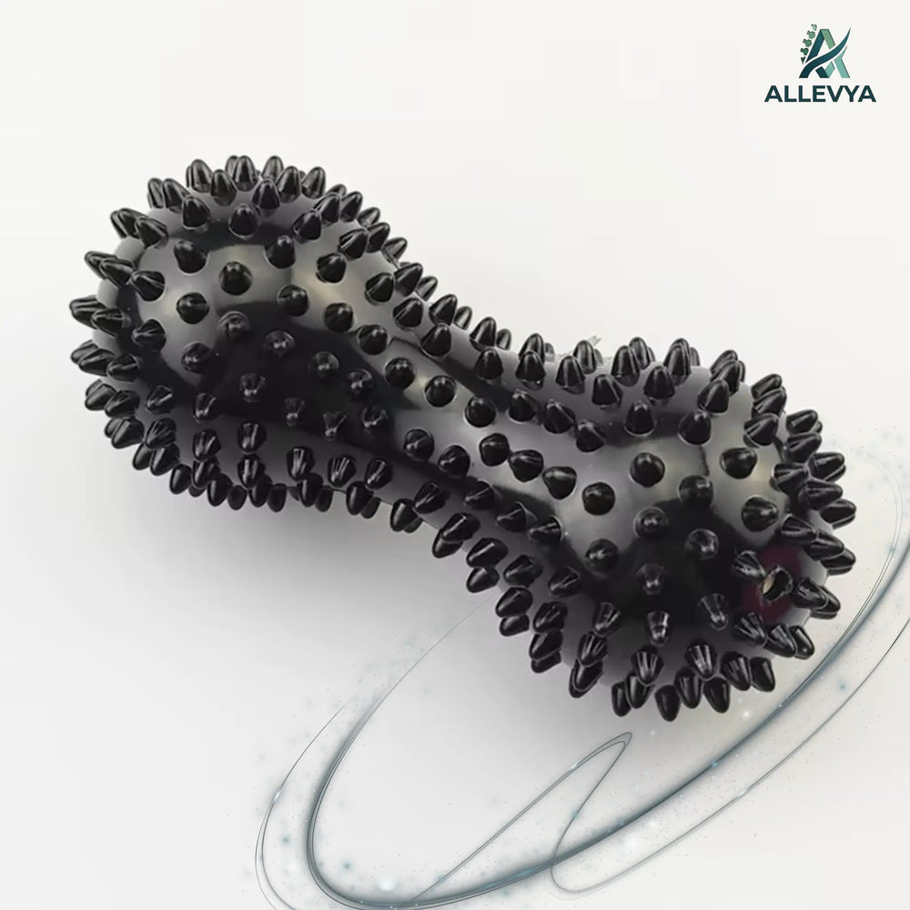 Professional Physio Massage Roller with Spiky Trigger Point Texturing – One Size (Black, Blue or Purple)