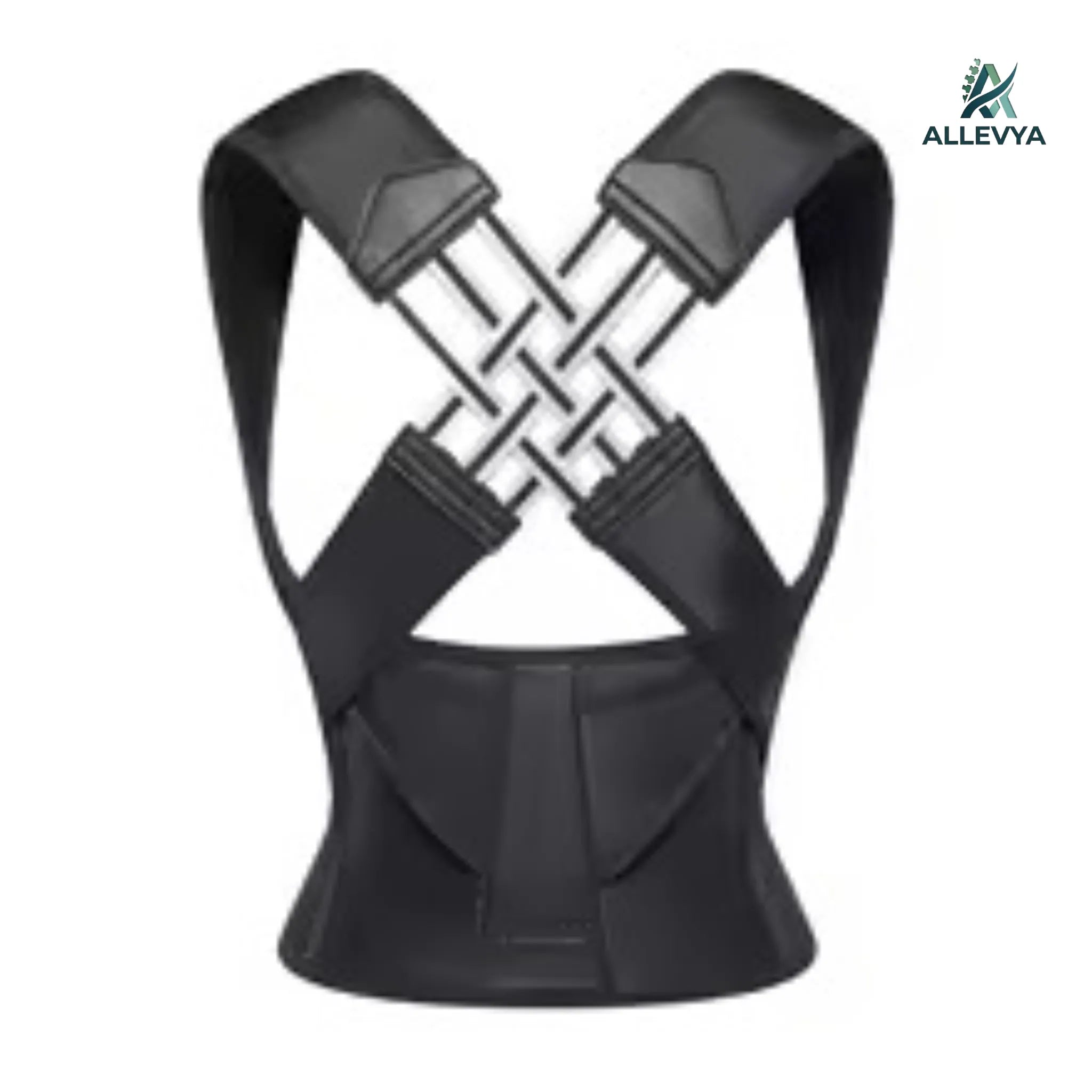 Adjustable Posture Corrector Belt for Men and Women Back Support Brace Black or Pink Sizes S to XXXL